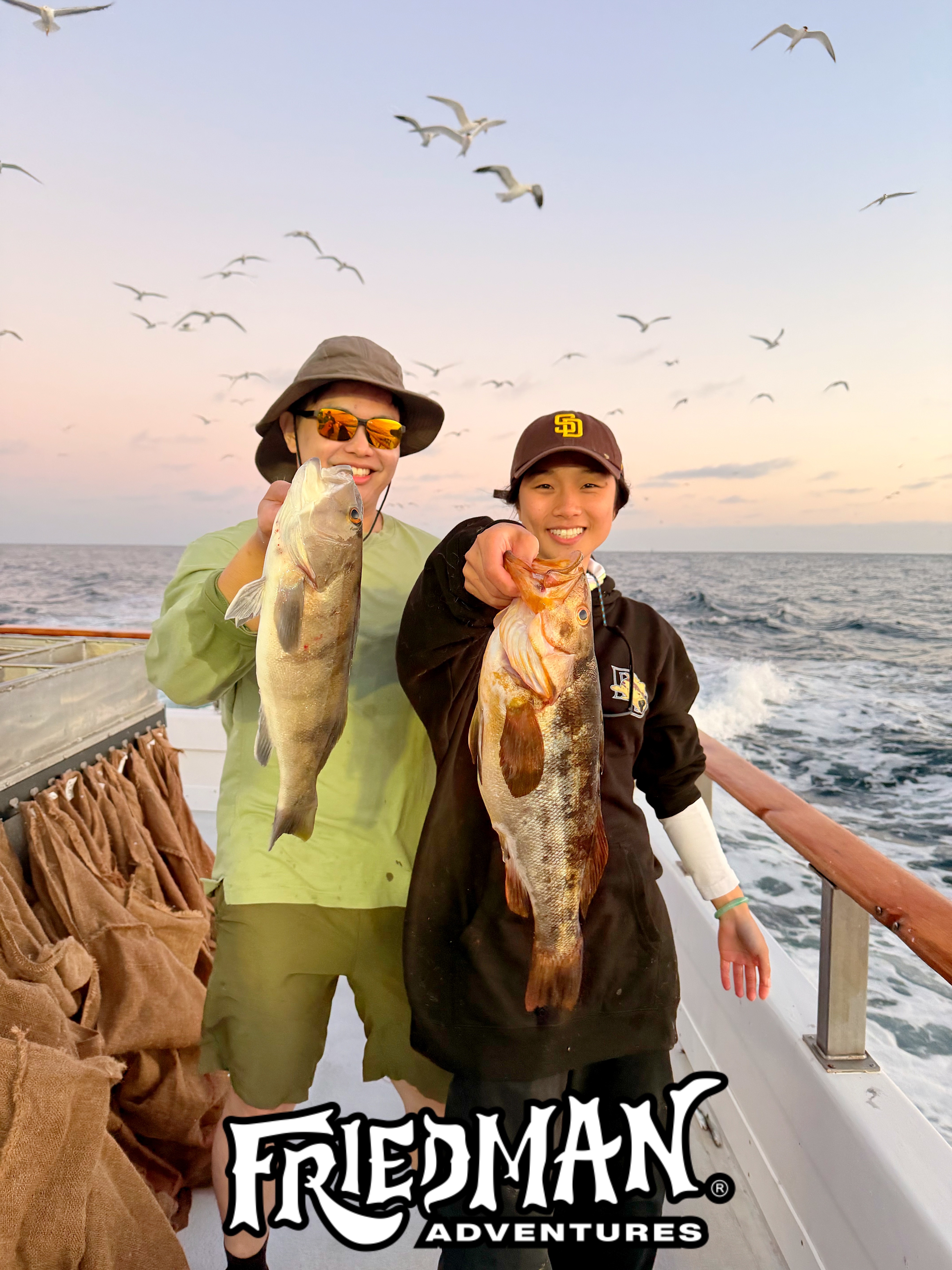 🔥 Nice Quality Bass on Daily Double This Afternoon! Point Loma Sportfishing San Diego 🎣Photo Credit Josh Muehleman