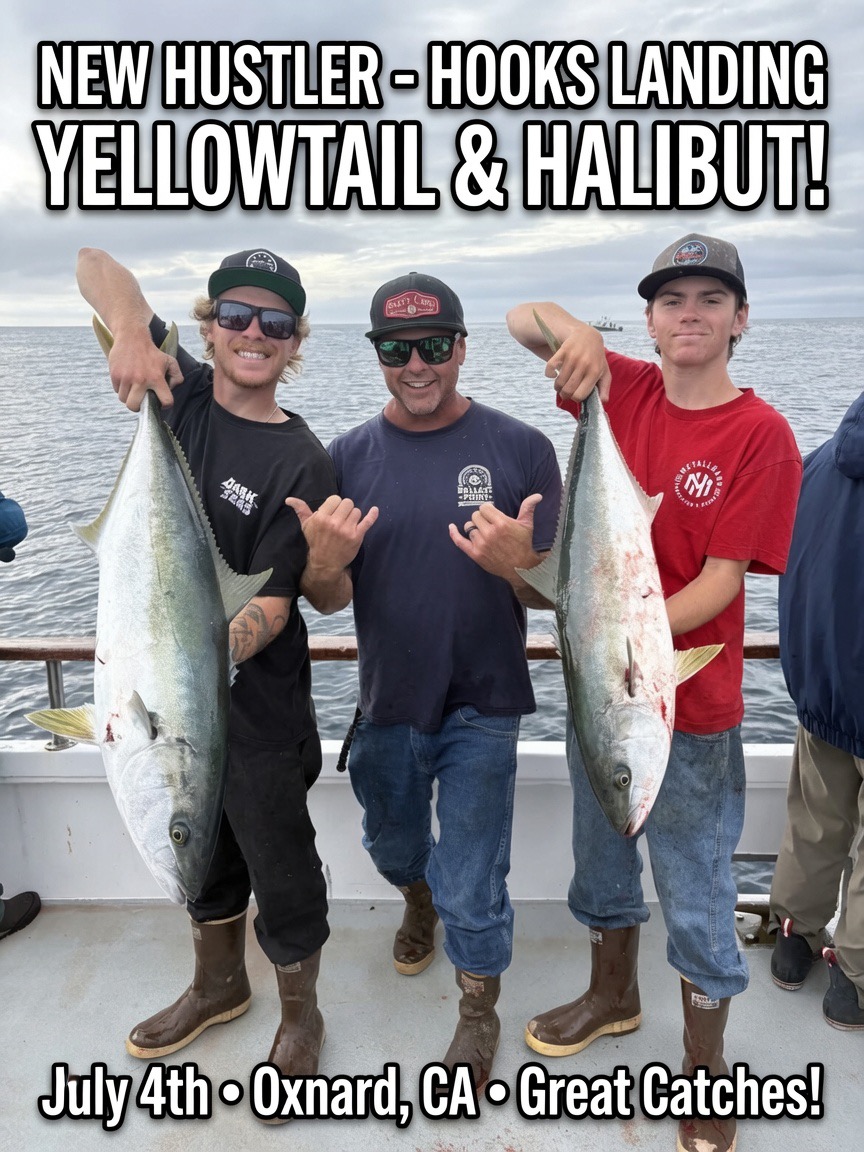 New Hustler Delivers Yellowtail, Halibut & Limits on July 4th! 🎣🔥