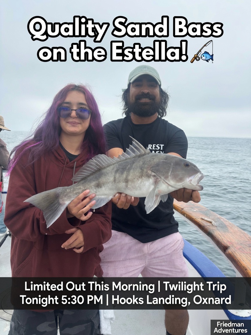 Sand Bass Action is On! Limited Out on the Estella This Morning 🎣