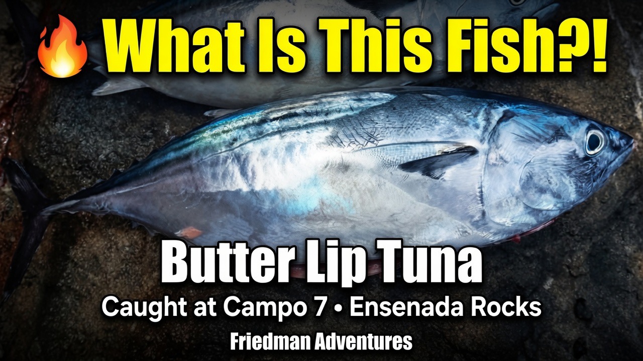 π₯ What Is This Fish?! Butter Lip Tuna off Ensenada Rocks!π₯ What Is This Fish?! Butter Lip Tuna off Ensenada Rocks! π£