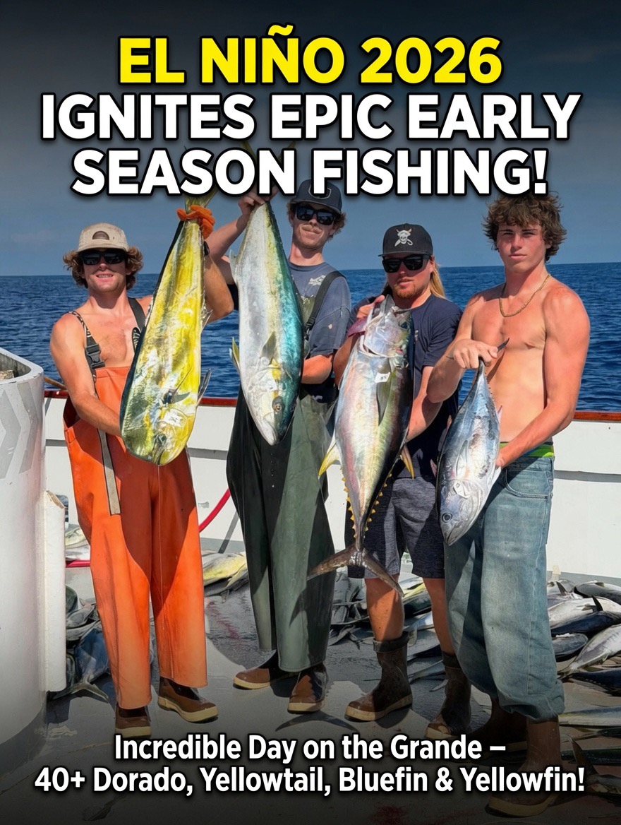 El Niño 2026 Ignites Epic Early-Season Fishing in Southern California!
