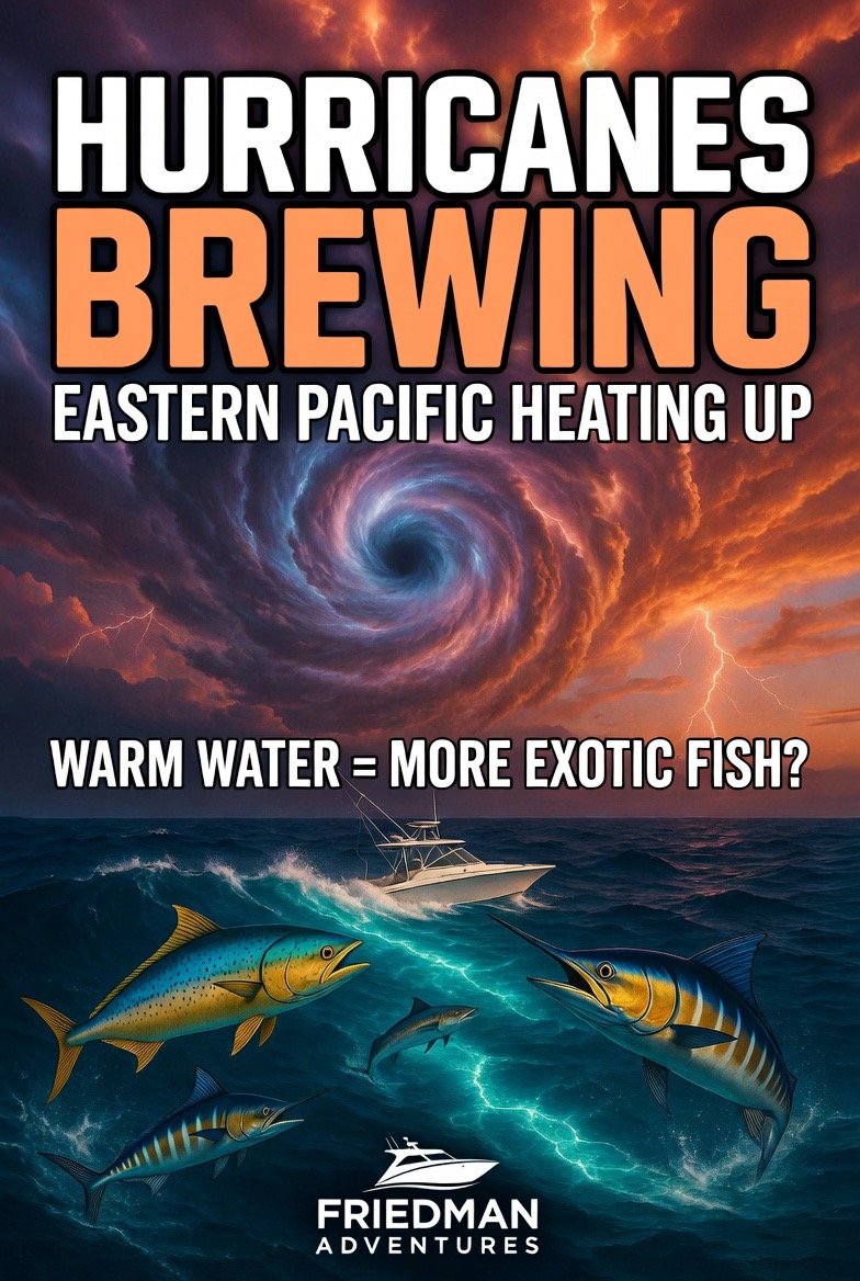 Hurricanes Brewing in the Eastern Pacific — Could This Mean Even Wilder Fishing for Us?