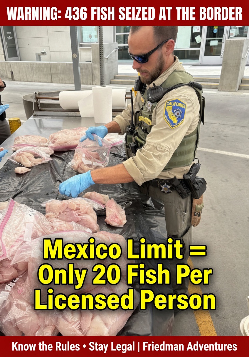 436 Fish Seized at the Border — What Every Mexico Angler Needs to Know ⚠️🎣
