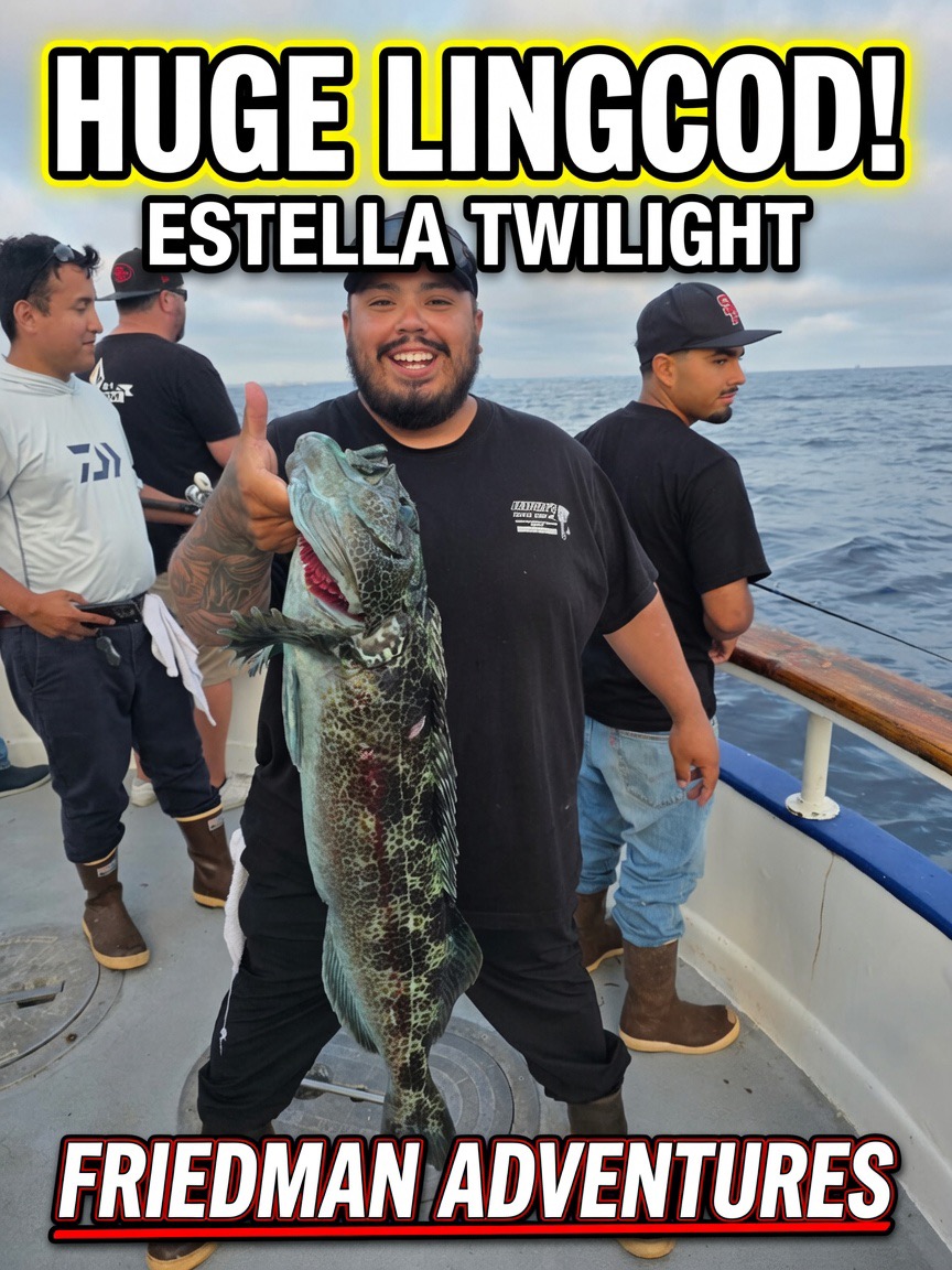 🔥 Huge Lingcod & Calico Action on the Estella Twilight Trip!