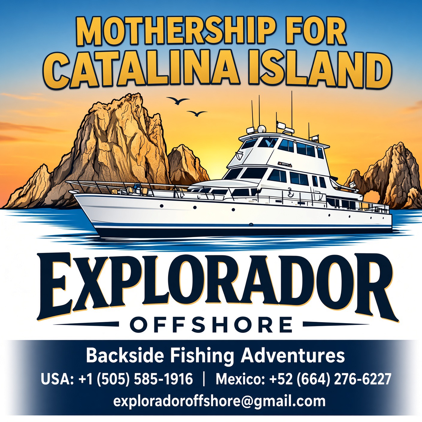 Explorador Offshore Mothership 🚤 Catalina Backside Luxury Base! 🎣 Yellowfin Dorado Marlin