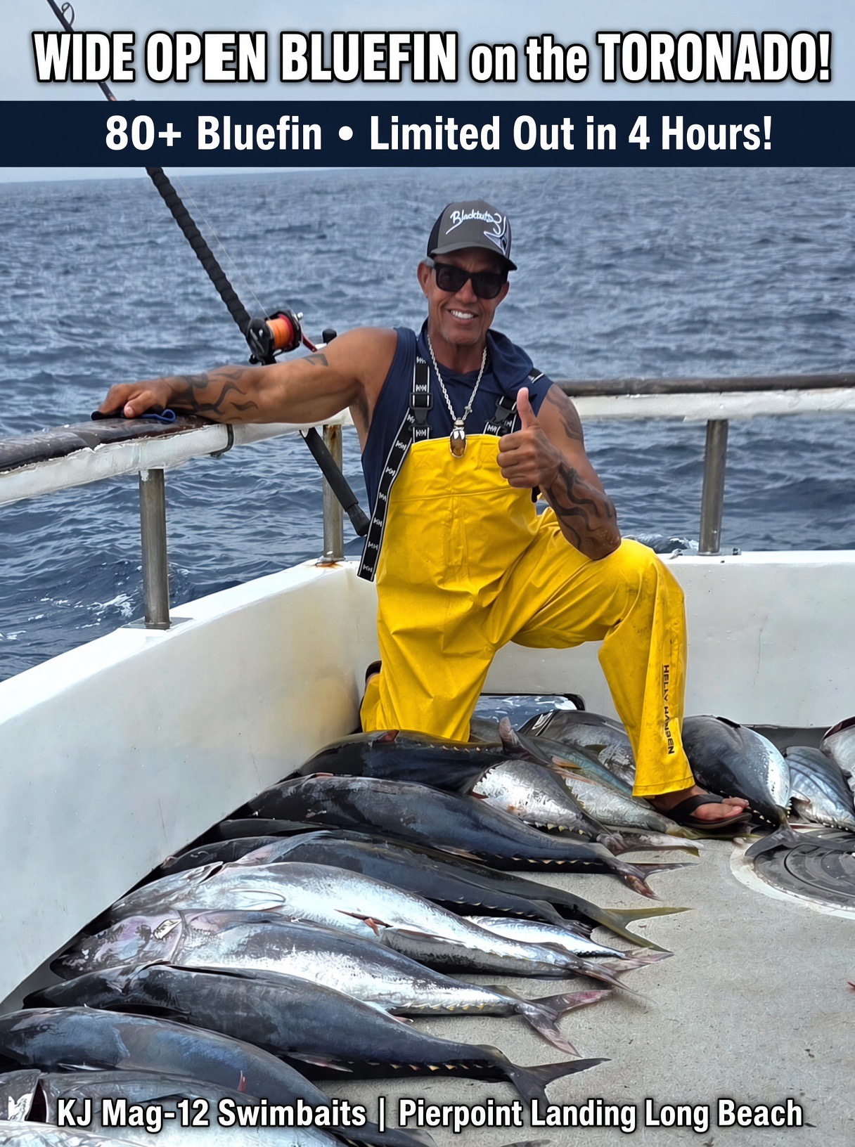 WIDE OPEN BLUEFIN on the TORONADO! 80+ Bluefin • Limited Out in 4 Hours!