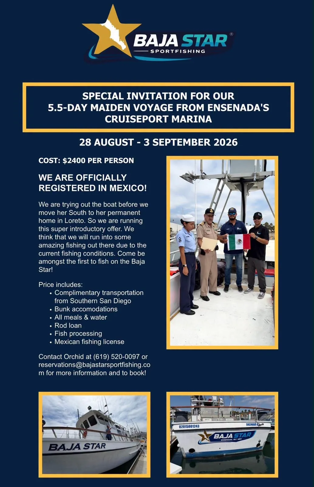 Baja Star Maiden Voyage – Special 5.5-Day Trip from Ensenada with My Friend Diego Nuno
