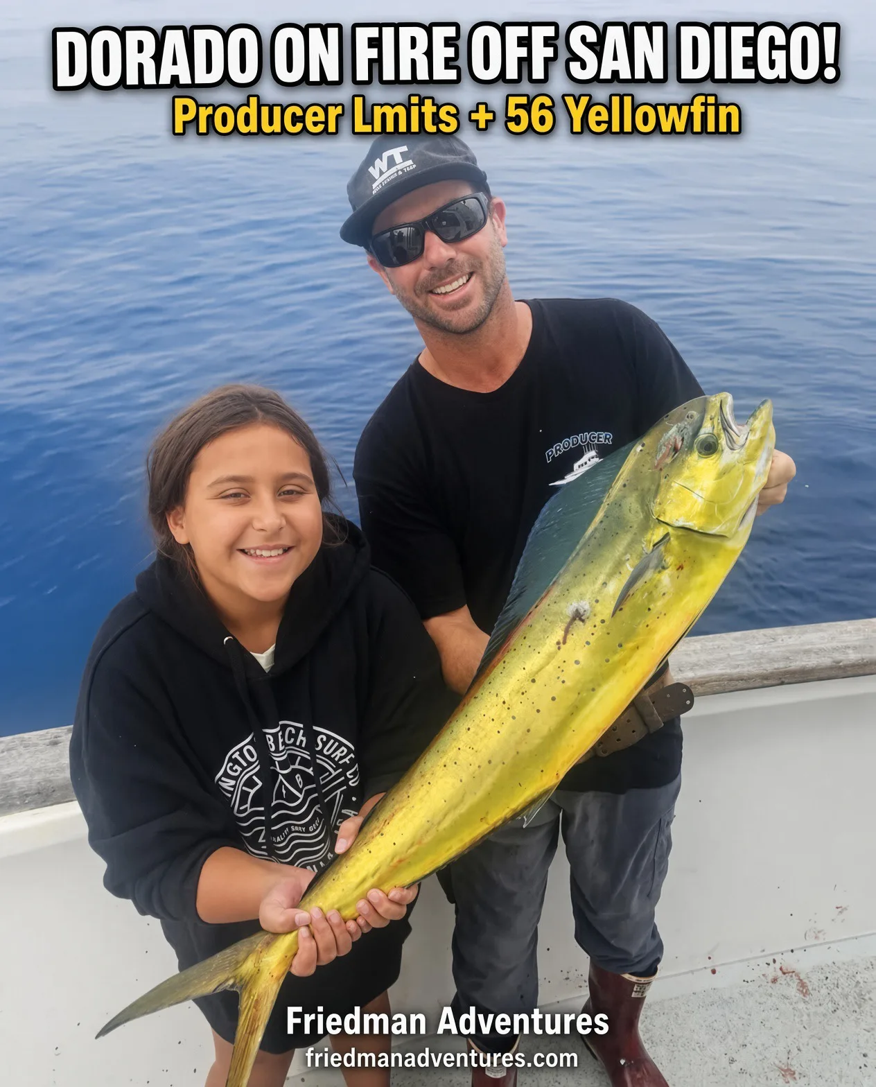 Dorado On Fire Off San Diego! Pegasus Cracks 100+, Producer Limits + 56 Yellowfin 🔥🎣
