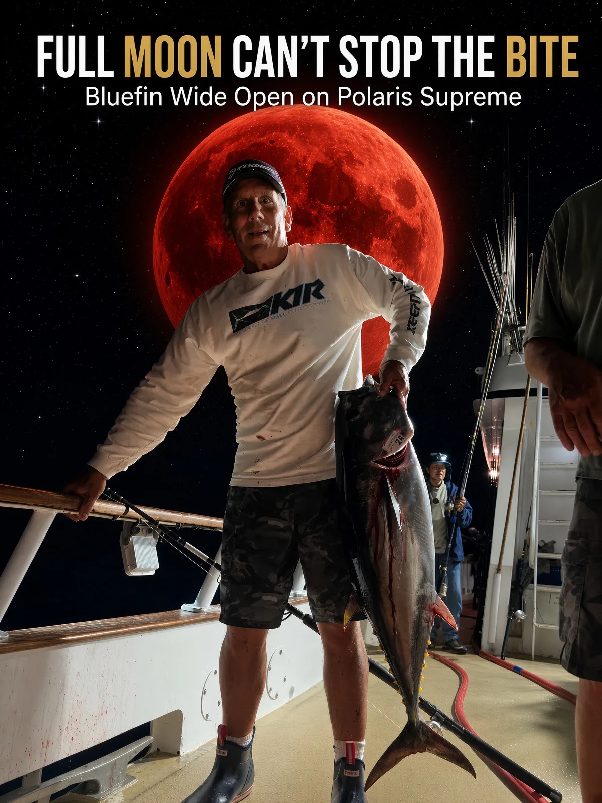 Full Moon Can’t Stop the Bite! Wide-Open Bluefin on the Polaris Supreme