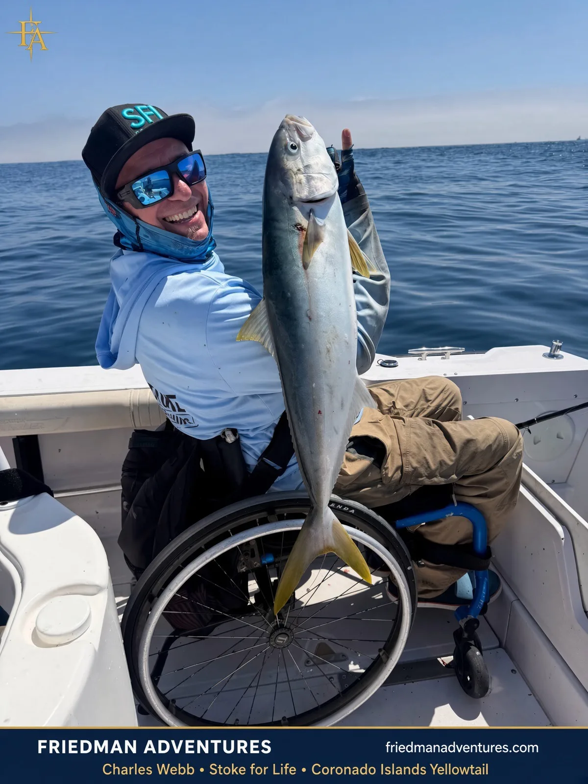Charles Webb & Val Crush Yellowtail at the Coronado Islands π£π₯