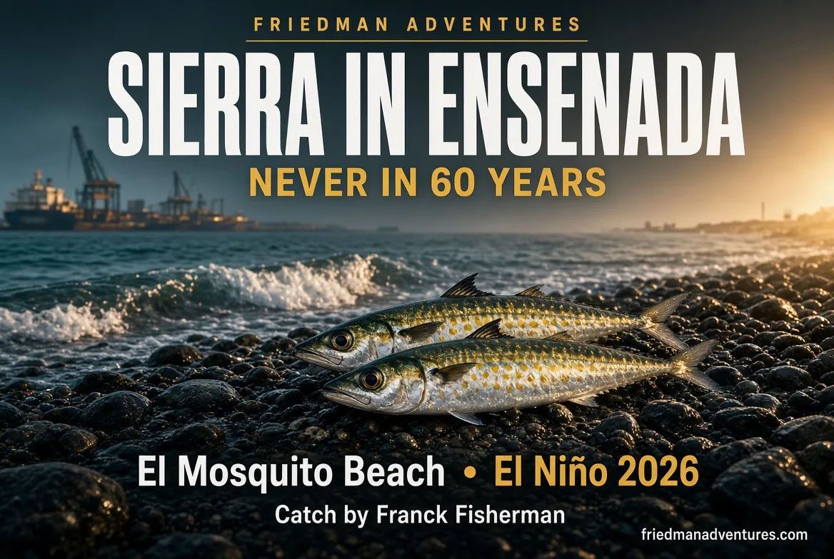 Fish That Doesn’t Belong Here: Pacific Sierra on the Beach at El Mosquito