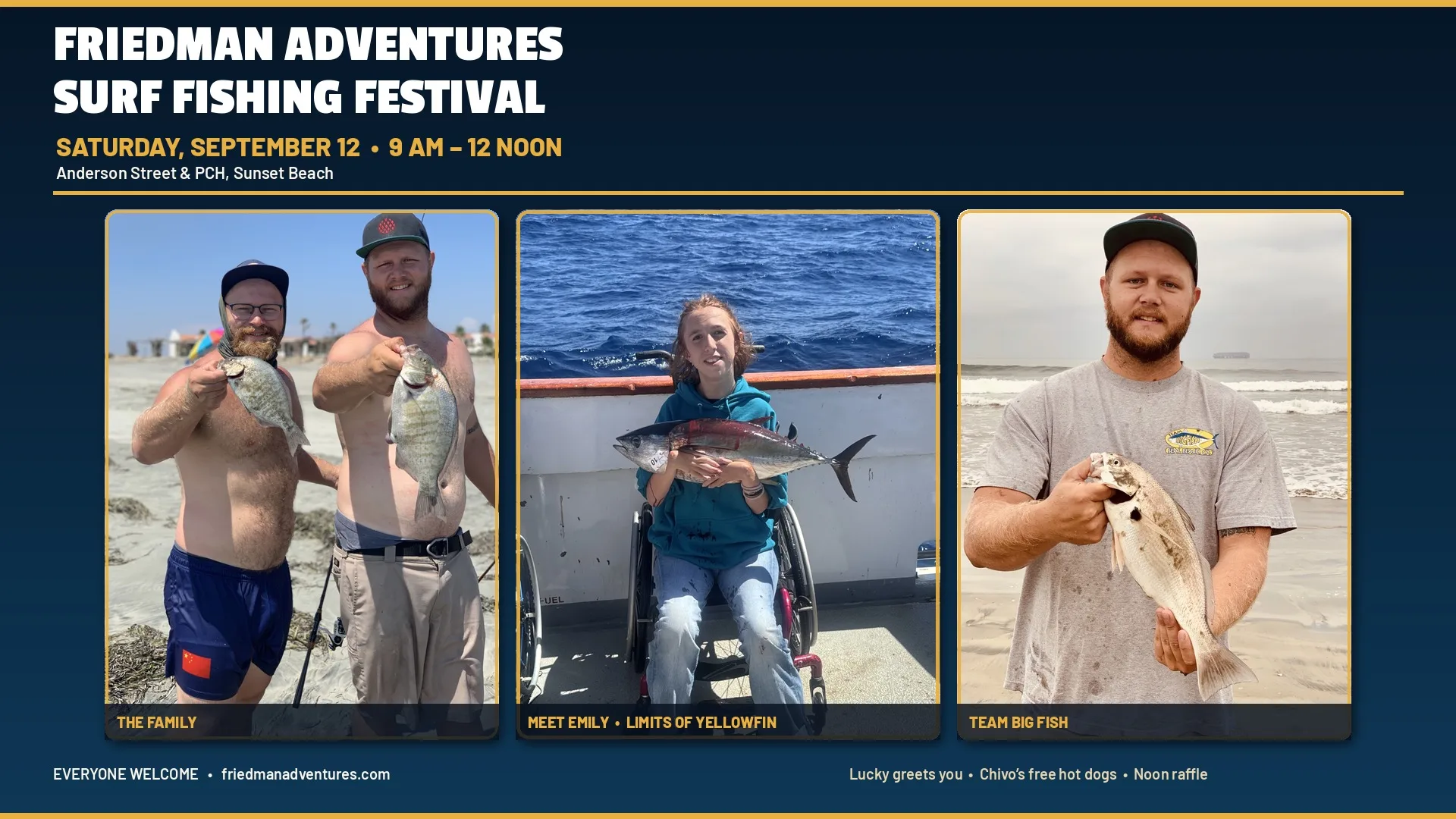 Come Meet Emily Tomorrow — First Tuna Trip, Limits of Yellowfin at the Friedman Adventures Surf Fishing Festival