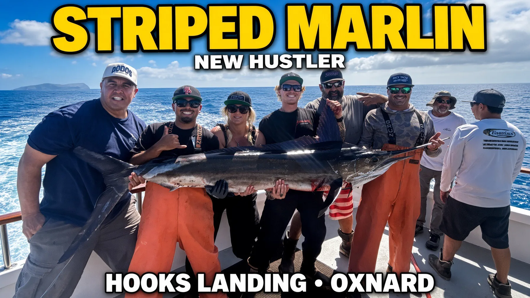 🔥 STRIPED MARLIN on the New Hustler! Channel Islands Going Off | Hooks Landing Oxnard 🎣
