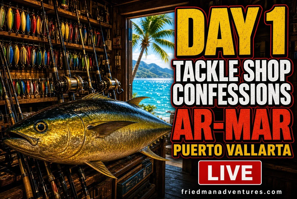 Day 1 LIVE: AR-MAR Tackle Shop Confessions | Puerto Vallarta π£π₯