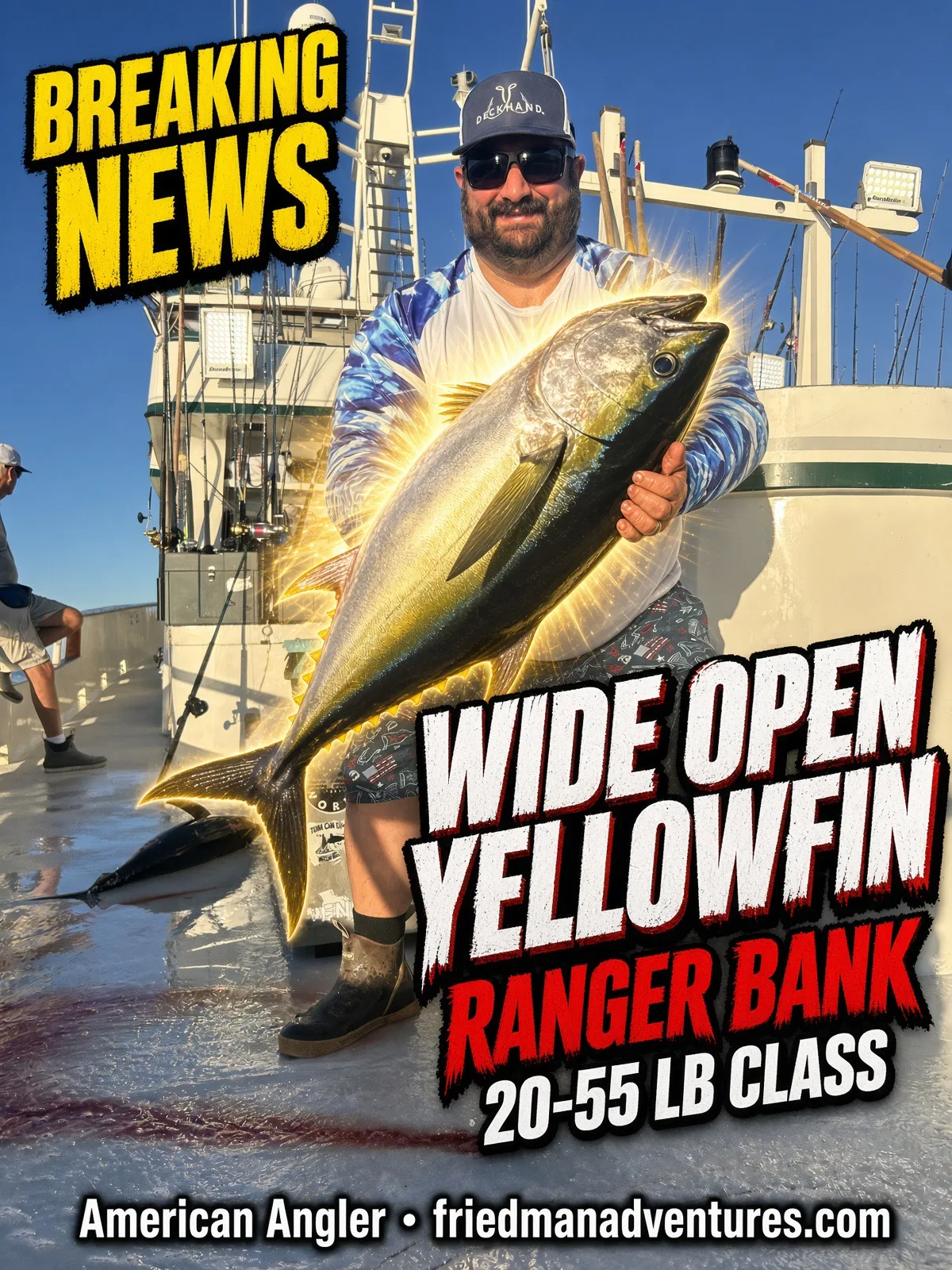 Breaking News: Wide Open Yellowfin Tuna on the Ranger Bank – American Angler Reports 20-55 lb Class!